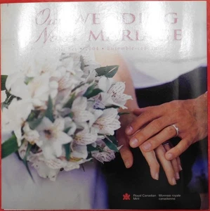 2004 Canada Wedding Gift Set Sealed in Folder - Picture 1 of 1