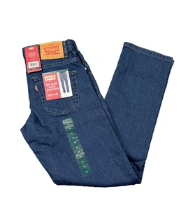 Levis 511 Jeans Youth 14 Blue Slim Fit Stretch Denim Flex Straight Leg Pants - Picture 1 of 8