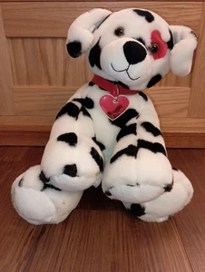 Build-A-Bear Be Mine Dalmation Welpe Hund weiß & schwarz Herz Halsband 2009 NICHT MEHR ERHÄLTLICH - Bild 1 von 16