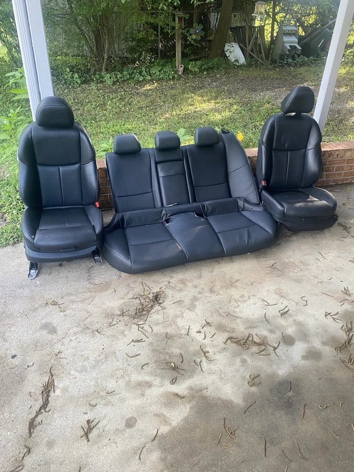 INFINITI Q50 SPORT 2014-2024 OEM ASSENTO DIANTEIRO TRASEIRO ESQUERDO DIREITO (PRETO) - Imagem 1 de 4