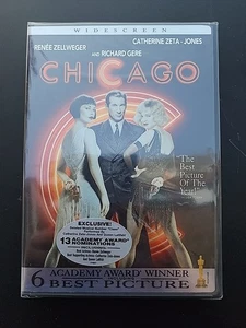 Chicago (DVD, 2003, Widescreen) New Factory-Sealed. Zellweger, Gere, Zeta-Jones - Picture 1 of 3