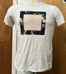 Camiseta para hombre H&M pequeña blanca gráfica - Imagen 1 de 6