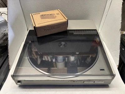 Technics SL-5 Linear Tracking Direct Drive Turntable New Caps New Pyle Preamp - Image 1 of 4
