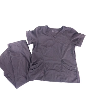 Urbane Ultimate Medical Scrub Set Womens XLG Brown - Picture 1 of 16