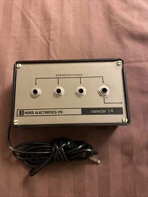 Koss Stereophone Headphone Connector Distribution T-4 - Image 1 of 4