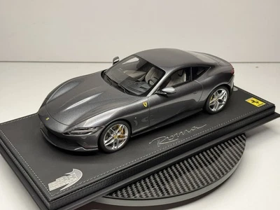 BBR 1/18 P18185AFER Ferrari Roma 2019 Silverstone Grey 740 (autoart mr elite cmc - Immagine 1 di 4