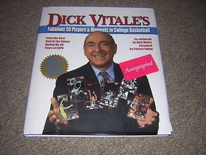 Dick Vitale Signed Fabulous 50 Players & Moments in College Basketball Book - Picture 1 of 2