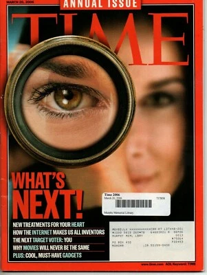 Time Mag March 20 2006 What's Next Annual Issue Hillary Clinton Jodie Foster - Image 1 of 2