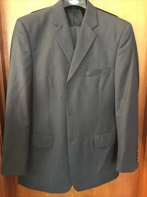 Traje retro 2 piezas para hombre NEGRO. TALLA GRANDE, Pantalones Talla 36x30.     CR-16 Foto 1 de 4