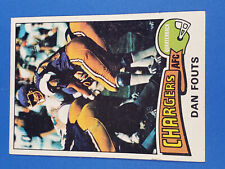 1975 TOPPS FOOTBALL #367 DAN FOUTS ROOKIE HIGH GRADE EX TO EX-MT
