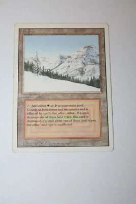 MTG Magic The Gathering Revised Taiga English - Image 1 of 2