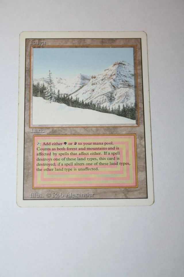 MTG Magic The Gathering Revised Taiga English - Image 1 of 2