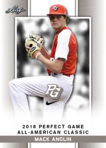 10 ct lot 2018 Mack Anglin Leaf Perfect Game Nike AA Classic Aflac Limited-Ed SP - Picture 1 of 1