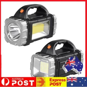Camping Lantern USB Rechargeable Camping Torch Power Bank (Silver White Light) - Picture 1 of 12