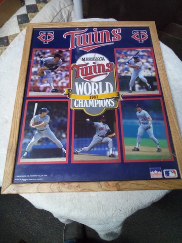 1987 Minnesota Twins World Series Championship Poster 17x21 Cover