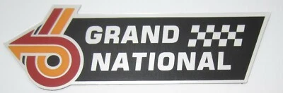 Grand National, Riviera Self Adhesive Sticker Emblem Badge. 5 1/2" Turbo 6 Buick - Image 1 of 4