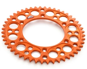 KTM Renthal GP 50T Orange Rear Sprocket 2000-2024 125cc-690cc A4601095105004 - Picture 1 of 12