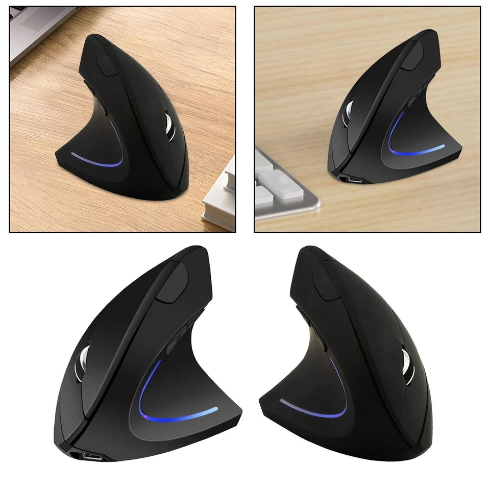 Wireless Vertical Mouse Silent Ergonomic Optical Mouse for Computer Notebook - Image 1 of 1