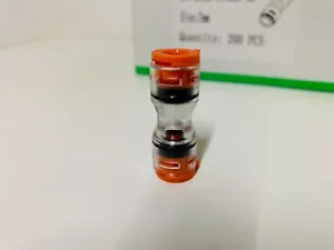 Fiberpowertech Mikrorohrverbinder 7mm Microduct Doppelsteckmuffe LWL mit Clip CB - Bild 1 von 4