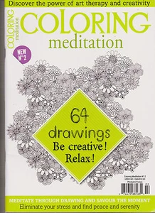 COLORING MEDITATION BOOK #2. - Foto 1 di 2
