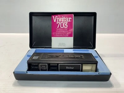 Vintage Camera Vivitar Tele 703 Film Photography Original case & booklets Cool! - Image 1 of 4