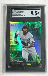 LUIS ROBERT 2019 Bowman Chrome Top GREEN SP RC 41/99! SGC MINT+ 9.5! INVEST NOW! - Picture 1 of 5