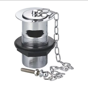 Basin Waste Plug and Link Chain in Chrome - Picture 1 of 1