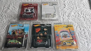 2017 Hot Wheels Pop Culture THE BEATLES Komplettsatz mit Schutzhüllen - Bild 1 von 7