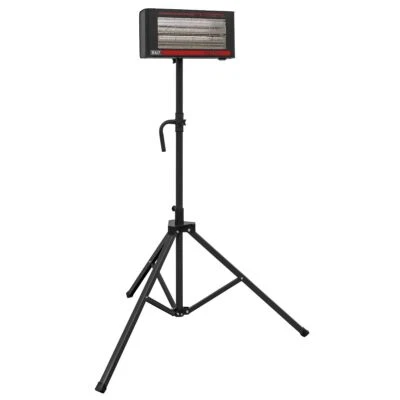 Sealey IR12CT Infrared Quartz Heater with Tripod Stand 230V 1.2kW - Image 1 of 4