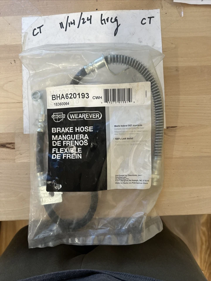 🔥BHA620193 ~ Mangueira hidráulica de freio para selecionar 99-05 Hyundai Kia Optima/Sonata🔥 - Imagem 1 de 1