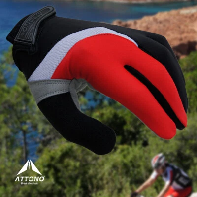 Mountainbike Handschuhe Gel Fahrrad BMX Downhill Sommer Fahrradhandschuhe ATTONO