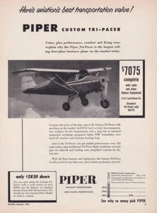 1954 Piper Tri Pacer Aircraft ad 4/25/2023m - Picture 1 of 1