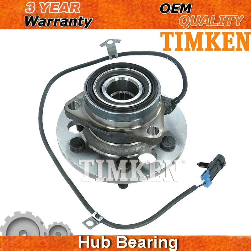 Cojinete de rueda delantera y buje TIMKEN para Chevy K1500 Tahoe GMC K2500 Suburban Foto 1 de 4
