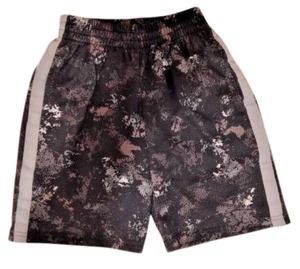 Preowned Champion Athletic Shorts Boys Size XS 4-5 Gray Black Basketball Shorts - Picture 1 of 2