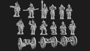 15mm/1:100th Prussian FPW Artillery & Crew 1870-71 (Turner Miniatures) - Picture 1 of 1