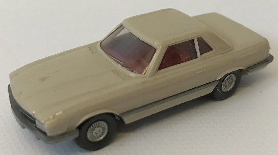 复古威京(德国)1:87 HO 比例灰色 R107 MERCEDES BENZ 350SL 汽车 1.5 — 第 1/3 张图片