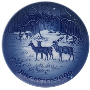 Plato de Navidad Bing & Grondahl 2009 - Navidad en el bosque - Imagen 1 de 1