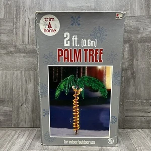 Vintage Trim A Home K-Mart Rope Light Palm Tree 2 Ft NEW Old Stock SEALED AS IS - Picture 1 of 12