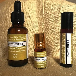 Patchouli oil Rollerball/Dark Patchouli/Natural Hippy Perfume 3ml - Picture 1 of 26
