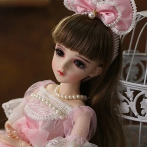 1/3 BJD Puppe 60 cm Kugelgelenk Puppen süße Mädchenpuppe mit Prinzessinnenkleid Komplettset - Bild 1 von 5