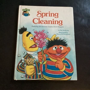 Sesame Street Vintage "Spring Cleaning" by Pat Tornborg 1980 Hardcover Book - Picture 1 of 8
