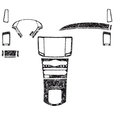 30Pcs Forged Carbon Fiber Interior Decorative Trim Kits For Infiniti G35 G37 07+ - Image 1 of 4