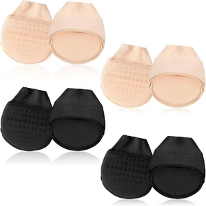 4 Pairs Toe Topper Socks, No Show Liner Half Socks for Women Toe Topper Liner Se - Picture 1 of 12