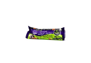 Vegan Dark Chocolate Hazelnut Nougat Delight Organic Snack Bar 40g Organica - Picture 1 of 3