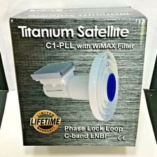 Titanium C1-PLL C-band Phase-Locked Loop LNBF with WiMax Filter  FTA PLL LNB