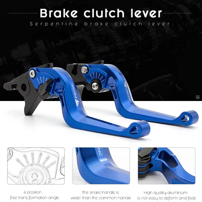 Palanca de embrague de freno de inclinación corta FXCNC 3D para Triumph 675 Street Triple 2008-2016 Foto 1 de 4