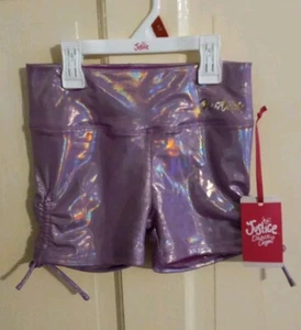 Girls CUTE Justice Fashion Active Shorts Size M 10 BRAND NEW W TAGS - Picture 1 of 4