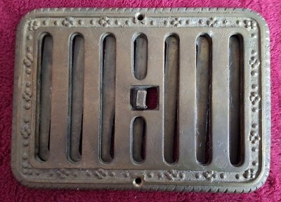 Ancienne Grille de Ventilation Aération en Bronze 19ème ** 2 Disponibles - Photo 1/4