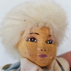  Muñeca Payaso Alemán Tati Bremen Gerhard Dargel Tela Manchada Sucia Manos Pies - Imagen 1 de 12