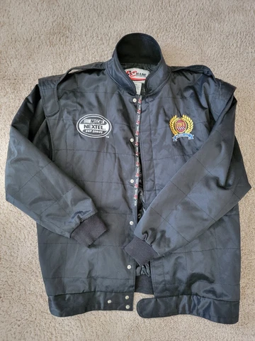 Vtg NASCAR Rusty Wallace Driver Jacket Coat Chase Authentic FREE SHIPPING! Cover